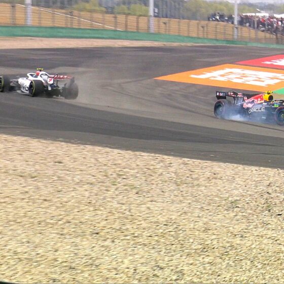 Bearman’s first lap Chinese GP fright: ‘I’m lucky to be standing here’