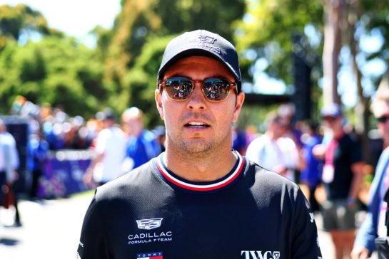 Sergio Perez (MEX) Cadillac Formula 1 Team.
05.03.2026. Formula 1 World Championship, Rd 1, Australian Grand Prix, Albert Park, Melbourne, Australia, Preparation Day.
- www.xpbimages.com, EMail: requests@xpbimages.com &copy; Copyright: Bearne / XPB Images