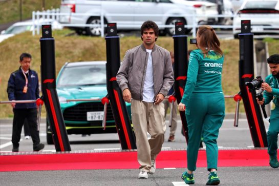 Lance Stroll (CDN) Aston Martin F1 Team.
26.03.2026. Formula 1 World Championship, Rd 3, Japanese Grand Prix, Suzuka, Japan, Preparation Day.
- www.xpbimages.com, EMail: requests@xpbimages.com © Copyright: Rew / XPB Images
