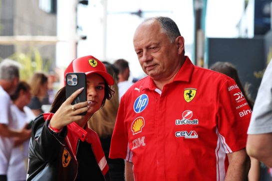 Frederic Vasseur (FRA) Scuderia Ferrari Team Principal.
04.06.2026. Formula 1 World Championship, Rd 6, Monaco Grand Prix, Monte Carlo, Monaco, Preparation Day.
- www.xpbimages.com, EMail: requests@xpbimages.com © Copyright: Rew / XPB Images