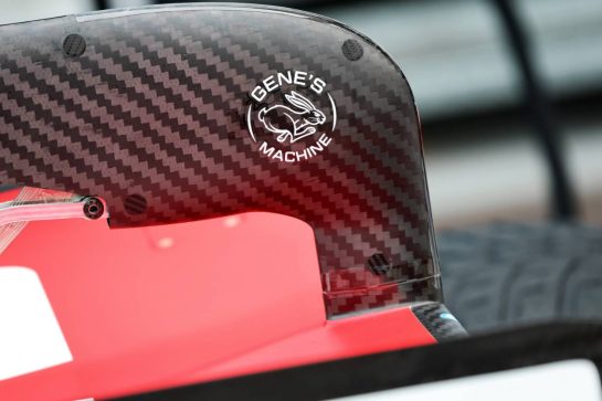 Haas F1 Team VF-26 - Gene's Machine logo.
04.06.2026. Formula 1 World Championship, Rd 6, Monaco Grand Prix, Monte Carlo, Monaco, Preparation Day.
- www.xpbimages.com, EMail: requests@xpbimages.com © Copyright: Batchelor / XPB Images