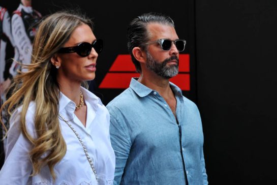 Donald Trump Jr (USA) with his wife Bettina Anderson (USA).
07.06.2026. Formula 1 World Championship, Rd 6, Monaco Grand Prix, Monte Carlo, Monaco, Race Day.
- www.xpbimages.com, EMail: requests@xpbimages.com © Copyright: Batchelor / XPB Images