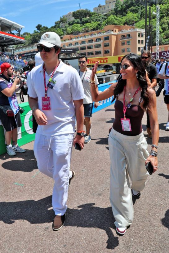 (L to R): Nathan Falco Briatore (ITA) with his mother Elisabetta Gregoraci (ITA).
07.06.2026. Formula 1 World Championship, Rd 6, Monaco Grand Prix, Monte Carlo, Monaco, Race Day.
- www.xpbimages.com, EMail: requests@xpbimages.com © Copyright: Batchelor / XPB Images