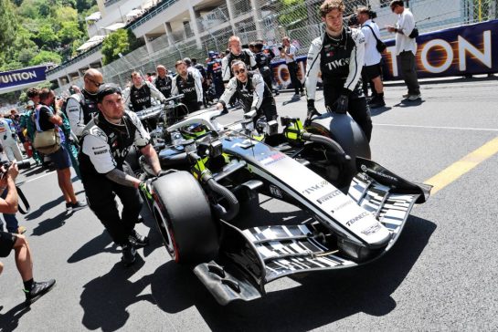 Sergio Perez (MEX) Cadillac Formula 1 Team MAC-26 on the grid.
07.06.2026. Formula 1 World Championship, Rd 6, Monaco Grand Prix, Monte Carlo, Monaco, Race Day.
- www.xpbimages.com, EMail: requests@xpbimages.com © Copyright: Batchelor / XPB Images