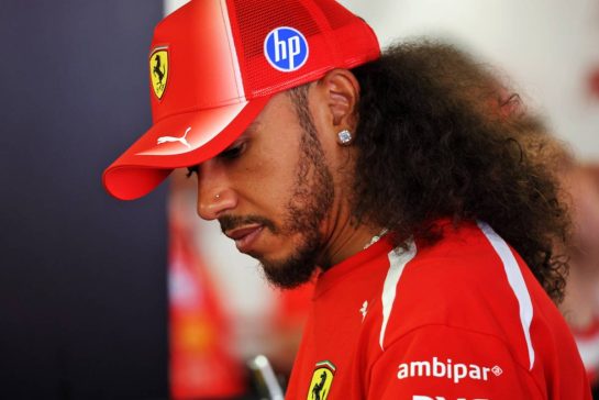 Lewis Hamilton (GBR) Scuderia Ferrari.
11.06.2026. Formula 1 World Championship, Rd 7, Barcelona-Catalunya Grand Prix, Barcelona, Spain, Preparation Day.
- www.xpbimages.com, EMail: requests@xpbimages.com © Copyright: Charniaux / XPB Images