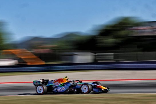 Liam Lawson (NZL) Racing Bulls Formula One Team VCARB 03.
12.06.2026. Formula 1 World Championship, Rd 7, Barcelona-Catalunya Grand Prix, Barcelona, Spain, Practice Day.
- www.xpbimages.com, EMail: requests@xpbimages.com © Copyright: Rew / XPB Images