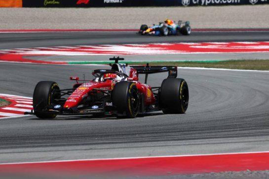 Charles Leclerc (MON) Scuderia Ferrari SF-26.
14.06.2026. Formula 1 World Championship, Rd 7, Barcelona-Catalunya Grand Prix, Barcelona, Spain, Race Day.
 - www.xpbimages.com, EMail: requests@xpbimages.com &copy; Copyright: Patching / XPB Images