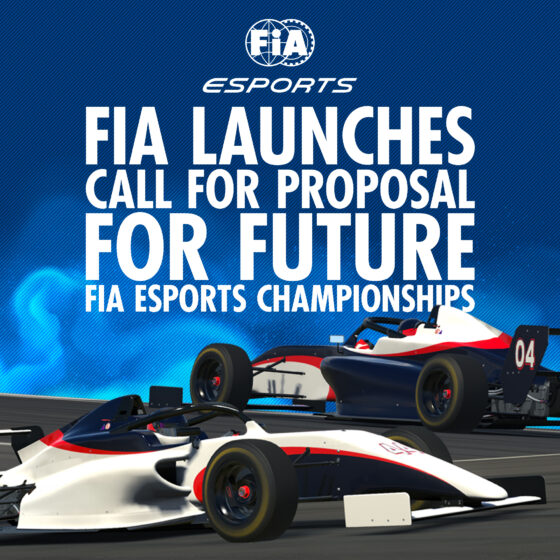 FIA LAUNCHES CALL FOR PROPOSAL FOR FIA ESPORTS CHAMPIONSHIPS
