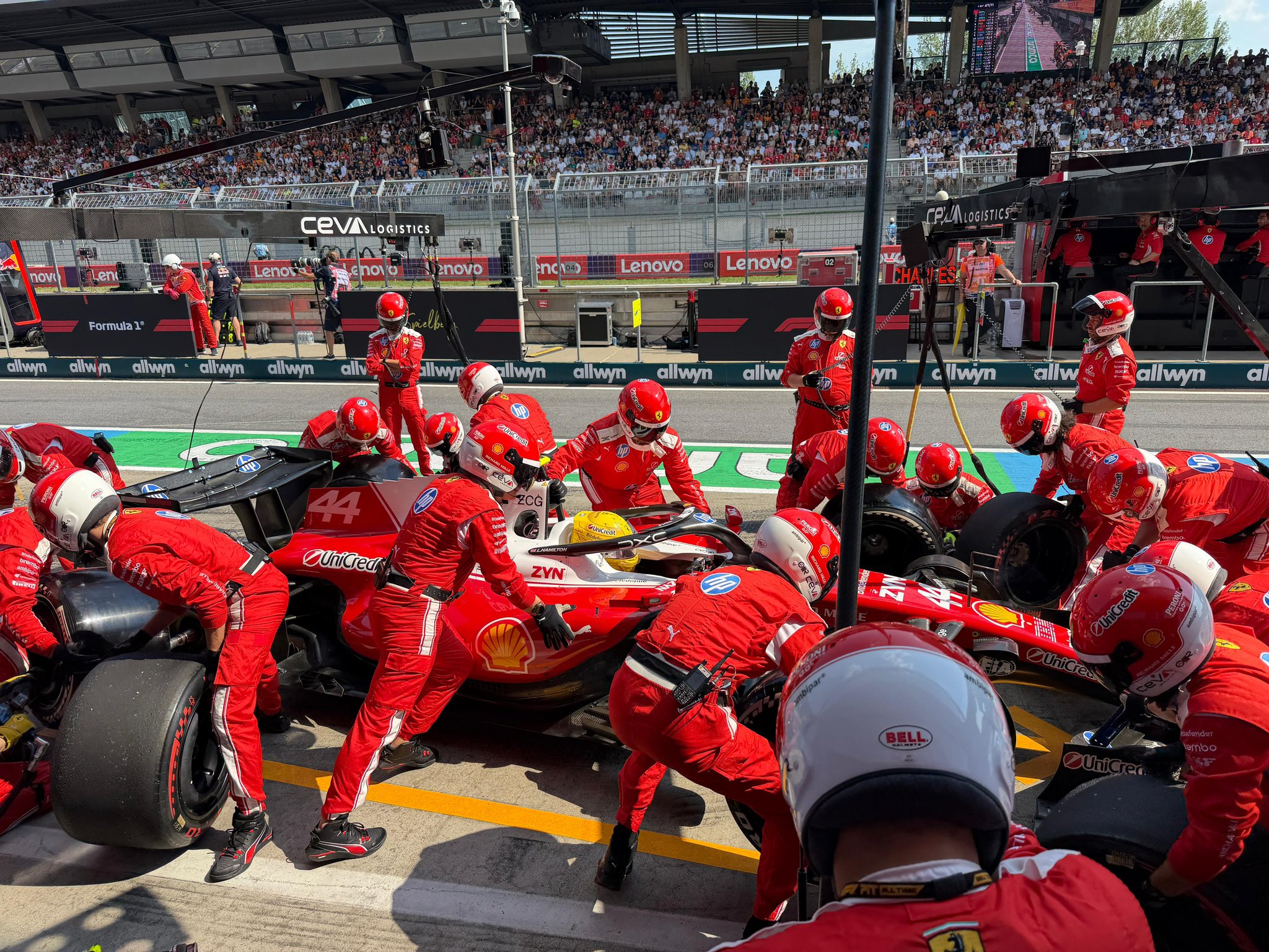 Hamilton at odds with Ferrari strategy in ‘reality check’ Austrian GP