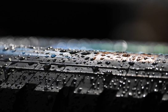 Pirelli tyres covered in rain drops.
20.08.2026. Formula 1 World Championship, Rd 12, Dutch Grand Prix, Zandvoort, Netherlands, Preparation Day.
- www.xpbimages.com, EMail: requests@xpbimages.com &copy; Copyright: Moy / XPB Images