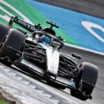 Russell’s cheeky ‘engagement’ joke after Zandvoort sprint pole