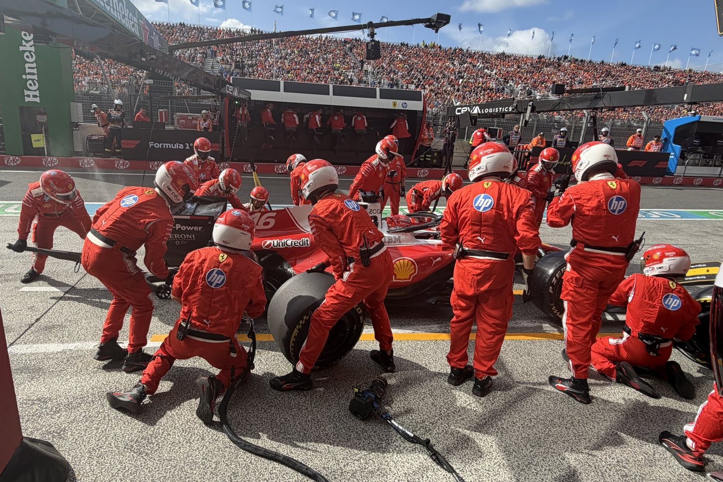 Leclerc slams Ferrari strategy call after losing out to Russell