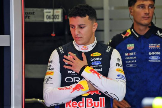 Isack Hadjar (FRA) Red Bull Racing.
24.09.2026. Formula One World Championship, Rd 15, Azerbaijan Grand Prix, Baku, Azerbaijan, Practice Day.
- www.xpbimages.com, EMail: requests@xpbimages.com &copy; Copyright: Batchelor / XPB Images