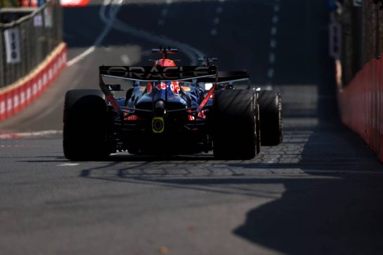 Max Verstappen (NLD) Red Bull Racing RB22.
24.09.2026. Formula One World Championship, Rd 15, Azerbaijan Grand Prix, Baku, Azerbaijan, Practice Day.
- www.xpbimages.com, EMail: requests@xpbimages.com &copy; Copyright: Bearne / XPB Images