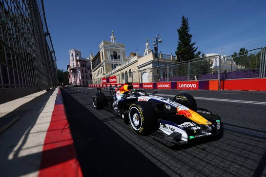 Arvid Lindblad (GBR) Racing Bulls Formula One Team VCARB 03.
24.09.2026. Formula One World Championship, Rd 15, Azerbaijan Grand Prix, Baku, Azerbaijan, Practice Day.
- www.xpbimages.com, EMail: requests@xpbimages.com &copy; Copyright: Bearne / XPB Images