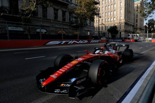 Charles Leclerc (MON) Scuderia Ferrari SF-26.
24.09.2026. Formula One World Championship, Rd 15, Azerbaijan Grand Prix, Baku, Azerbaijan, Practice Day.
- www.xpbimages.com, EMail: requests@xpbimages.com &copy; Copyright: Charniaux / XPB Images