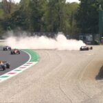 Italian GP red-flagged as Leclerc suffers heavy crash