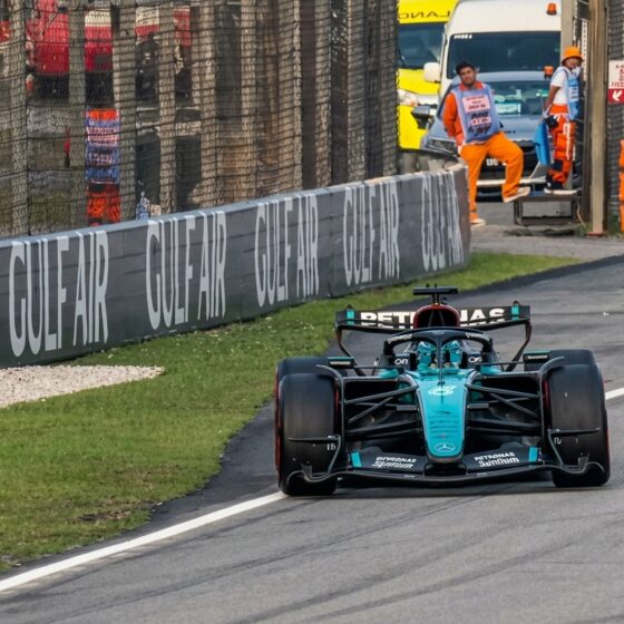 Singapore setback: Russell set for grid penalty at Marina Bay