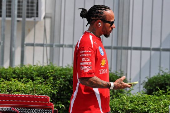 Lewis Hamilton (GBR) Scuderia Ferrari.
01.10.2026. Formula 1 World Championship, Rd 16, Bahrain Grand Prix, Sepang, Malaysia, Preparations Day.
- www.xpbimages.com, EMail: requests@xpbimages.com &copy; Copyright: Moy / XPB Images